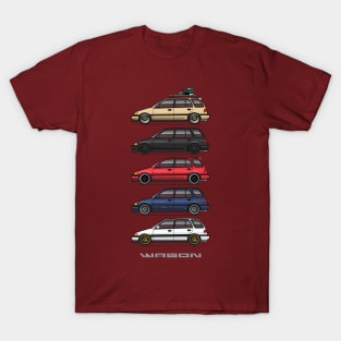 Five wagons T-Shirt